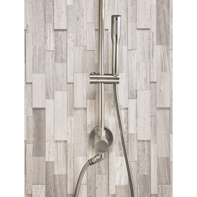 Retro-Fit™ Complete Shower System with SpeedClean Technology, Brushed Nickel Infinity