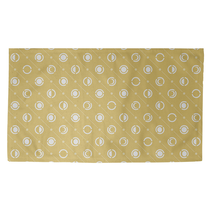Skeffingt Polka Dots Indoor Rug, Rectangle 2' x 3'