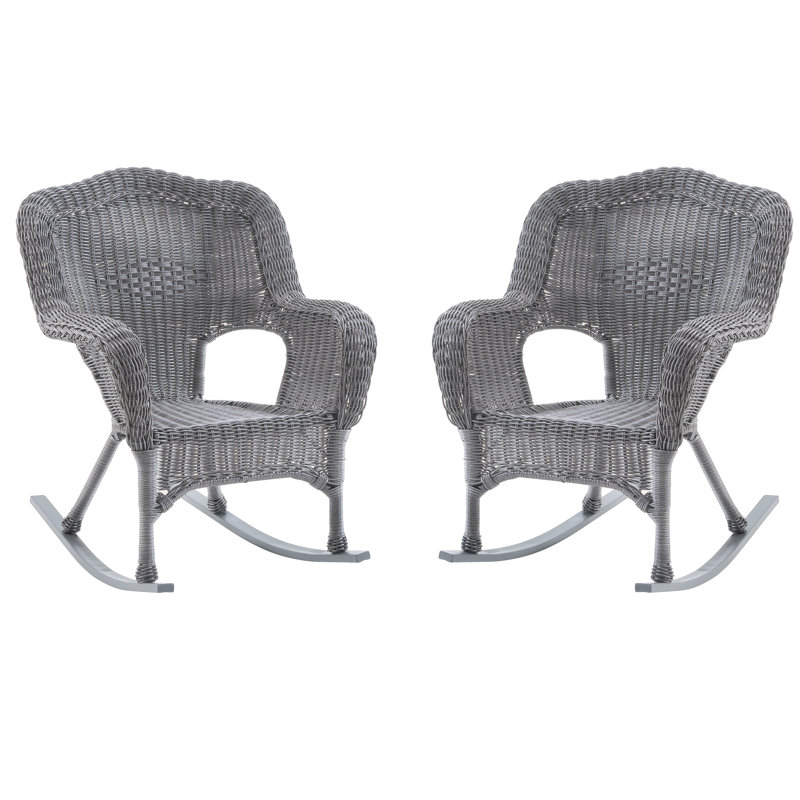 Chaise berçante d'extérieur, Gris patiné
