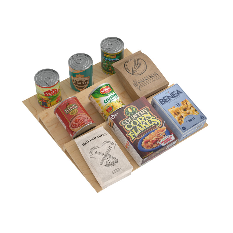 Tall Wood Spice Drawer Insert - Cabinet