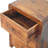 24" Chestnut Solid Wood Three Drawer Nightstand
