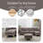 Aurlie Upholstered U-Shaped Sectional Reversible-93384515