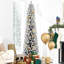 Arbre de Noël artificiel préinstallé facile à installer, arbre à crayons mince pour un charme sans effort-275472100-275472099