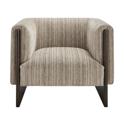 Halee Accent Arm Chair - Stria Sand Chenille