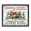 «Winter Wonderland Sleigh Rides», art mural sur toile par Creatif Belle