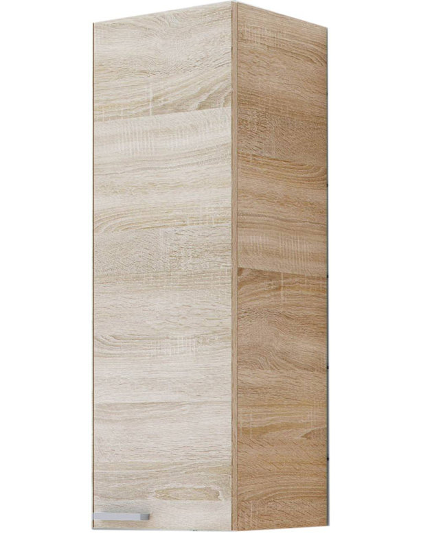 Billijo Wall Mounted Bathroom Cabinet, 30cm W x 85cm H x 25cm D