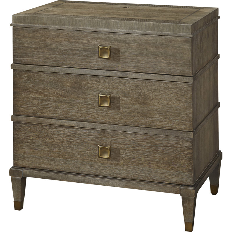 Playlist 3 - Drawer Nightstand, Brown