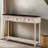 Entryway Console Table With Drawers And Bottom Shelf – Space-Saving Sofa Table With Extra Storage And Projecting Drawers-737883623-737883616