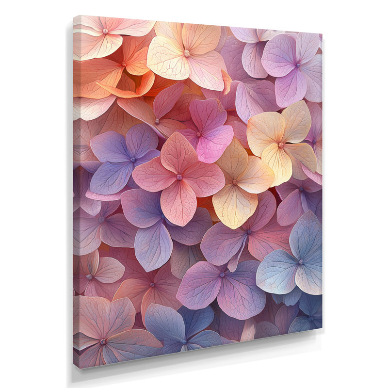 Casey - art mural floral, H 20 po x l 12 po, Toile tendue, Ne s’applique pas
