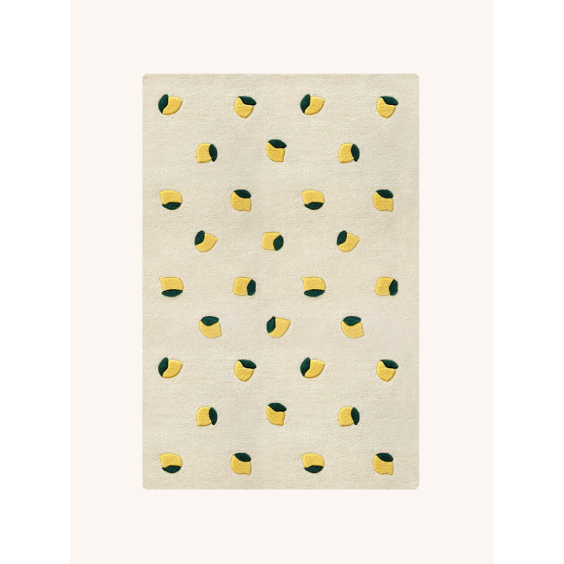 Rug Lemons, Rectangle 3'11.24" x 5'10.87"