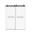 Porte de douche sans cadre à porte coulissante double l 60 po x H 76 po-88315753
