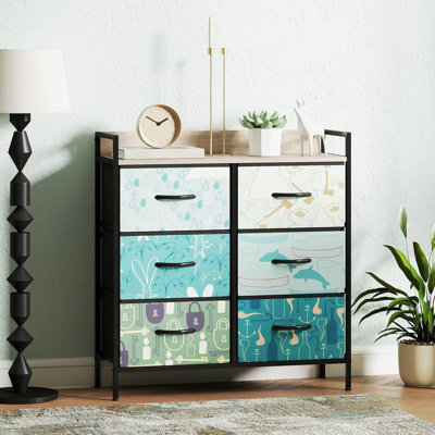 79cm W 6 - Drawer Chest of Drawers
