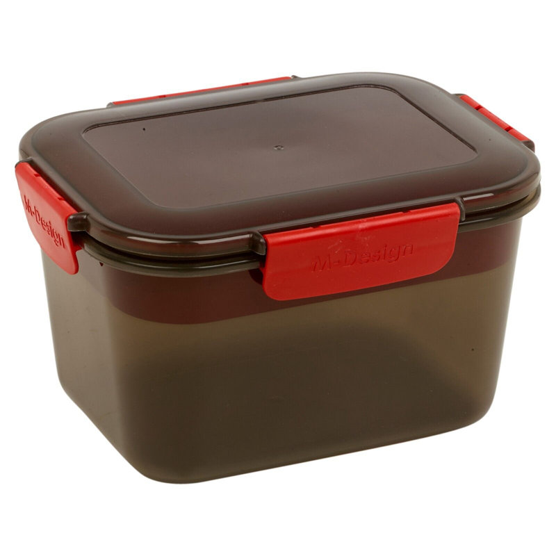 Food Storage Container, Black/Red