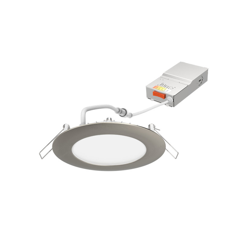 Wafer 6" Tunable CCT Remodel or New Construction LED Retrofit Recessed Lighting Kit