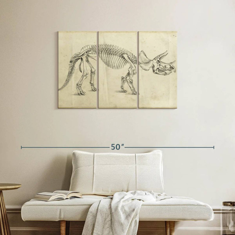 Dinosaur Study II, 24" H x 38" W