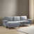 Velours gris clair est en rupture de stock
