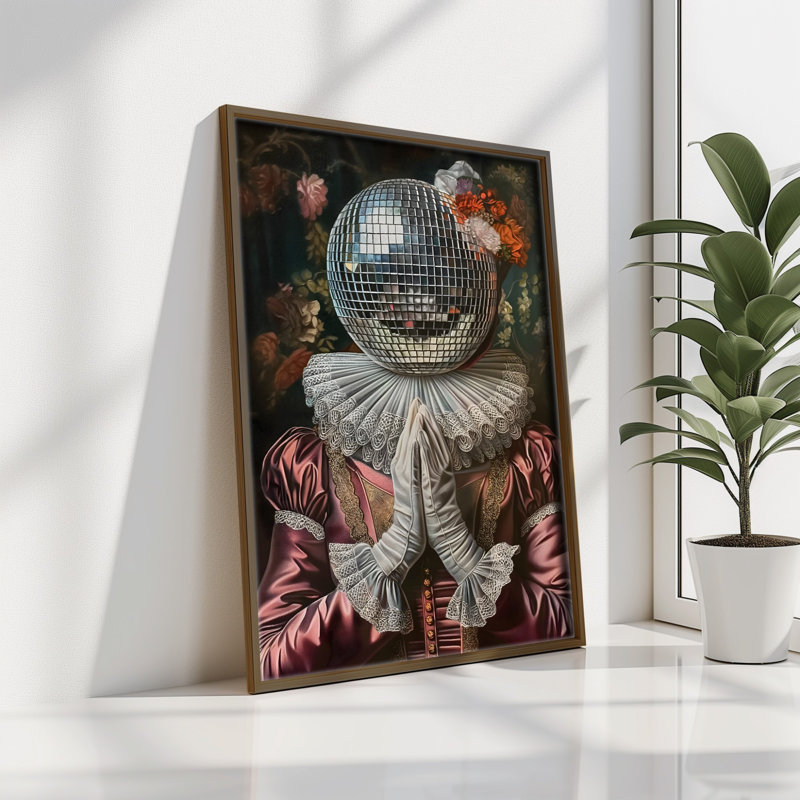 Élégante peinture décorative en panneau de fibres à densité moyenne, 13,8 x 18,5 x 0,1 pouces | 100% panneau de fibres à densité moyenne avec épaisseur de 3 mm, cadre 100% bois de pin | Œuvre d'art imprimée aux UV pour une décoration élégante, parfaite pour le salon ou le bureau