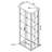 Speth 4-Shelf Display Curio Cabinet With LED Lighting Black
