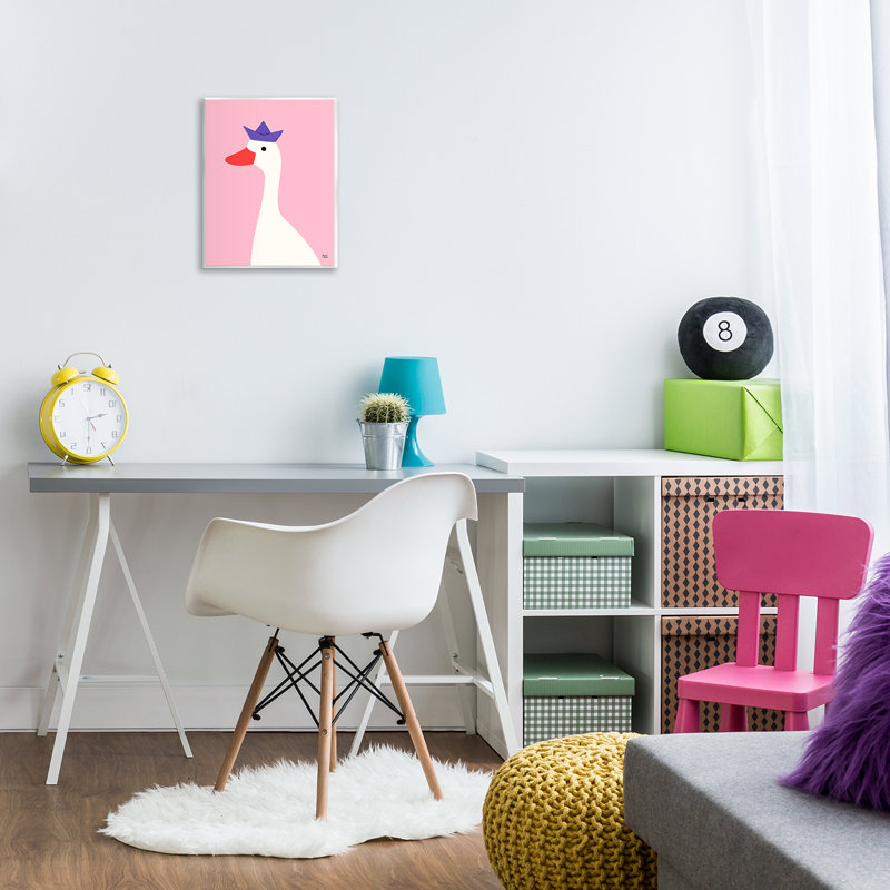 Art mural sur couronne rose par Jessica Beck