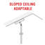 Luminaire suspendu en acrylique Svetlana