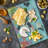 Ambesonne Party Cutting Board Large Size Cartoon Storks Multicolor
