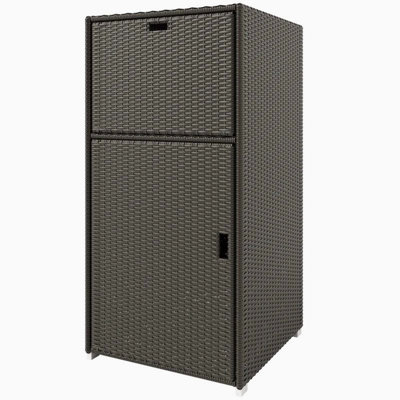 Multi-Purpose Freestanding Outdoor Storage Rack Cabinet for Patio and Garden Organization
