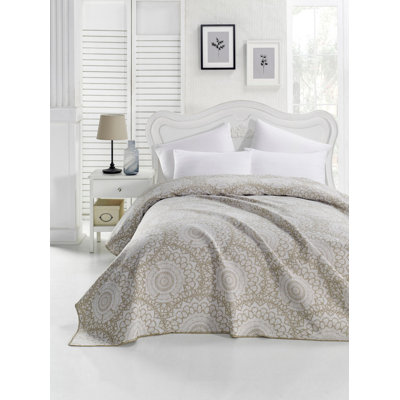 Cotton Ikat Coverlet