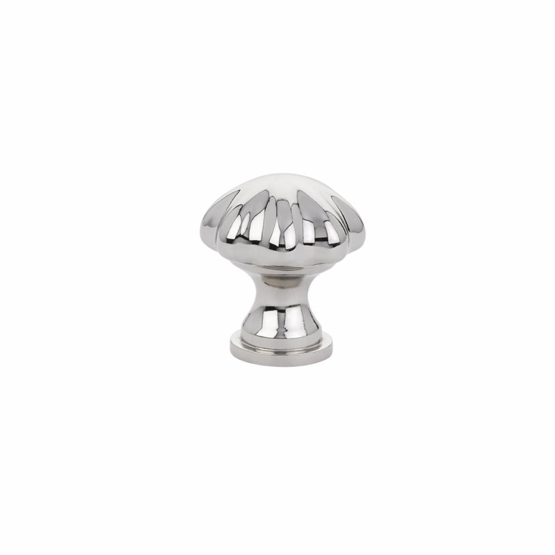 Melon Oversized 1" Novelty Knob, Polished Nickel, 1.25''
