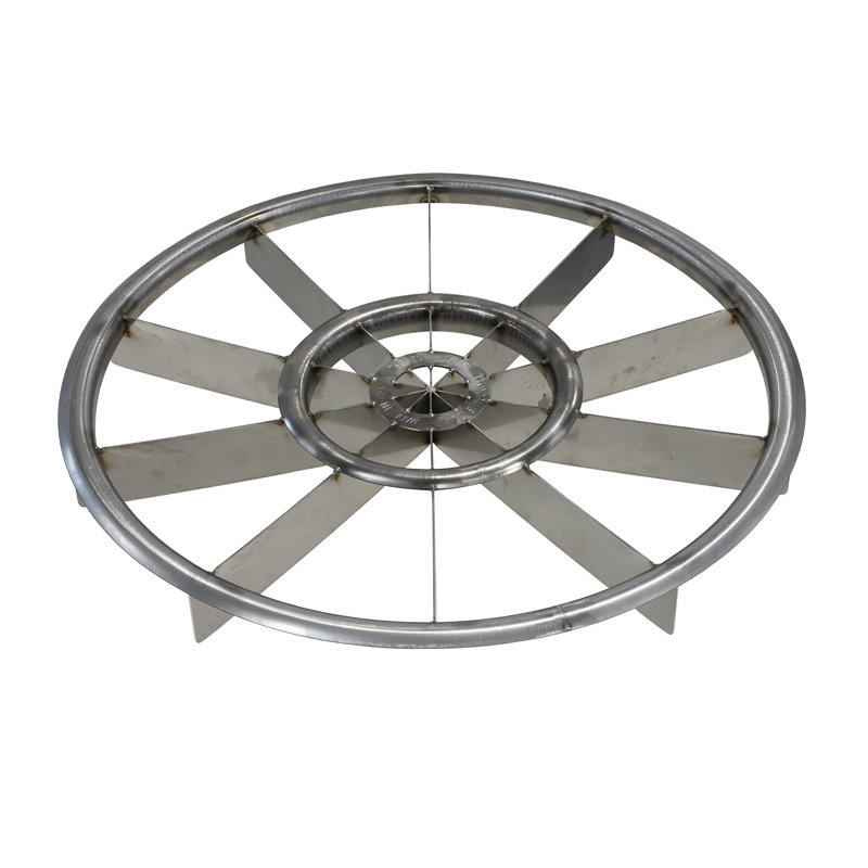 16-Inch Silver Stainless Steel 10-Blade Pizza Cutter