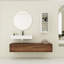 Bathroom Vanity With Resin Sink & Side Cabinet - 60 Inch, Modern Style, 3 Soft-Close Drawer Bath