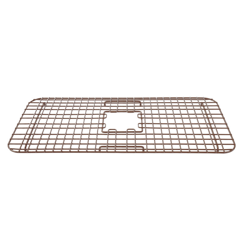 Grille de fond d'évier de cuisine brun antique 27,75 po x 13,375 po SinkSense