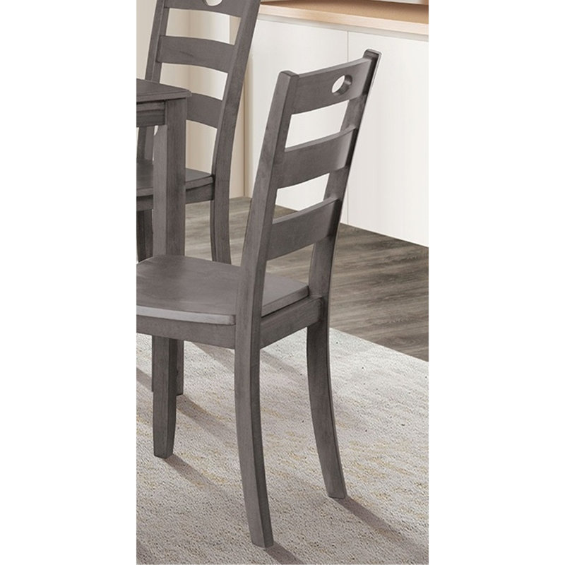 5pc Dining Table Set, Gray