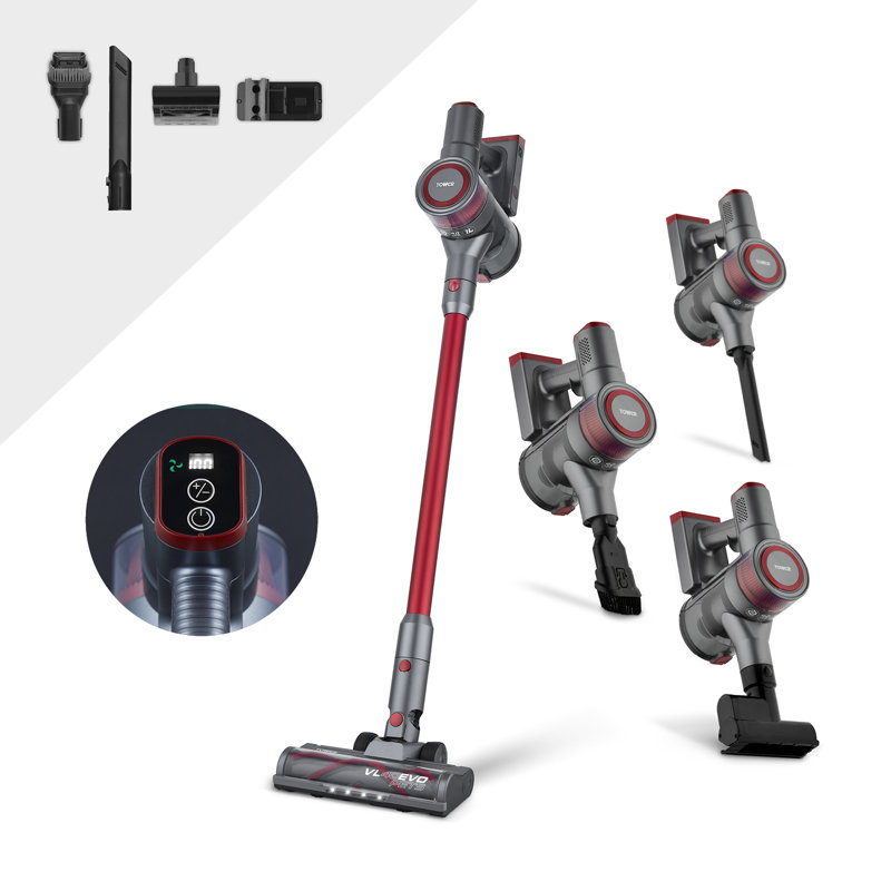Tower VL40 Pro 3-in-1 Cordless Vacuum Cleaner with Cyclonic Suction, Turbo Pet and Upholstery Brush, Handheld Function, 1L Capacity,  22.2V