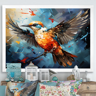 " Geometric Birds In Cubist Skies II "