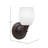 Wall Sconce With 5" Linen Glass-32465053-32465058