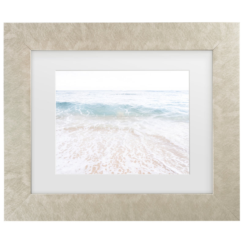 Œuvre encadrée «ologa calella et go to the beach », H 19,5 po x l 23,5 po