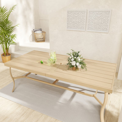 Rectangular Outdoor Dining Table Yes ,