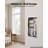 Structured Media Enclosure 20-Inch In-Wall Box with Screw-On Cover, Cable Management Network Box, Cold-Rolled Steel, Recessed Electrical Wiring Cabinet, with Knockouts, Flush or Surface Mount