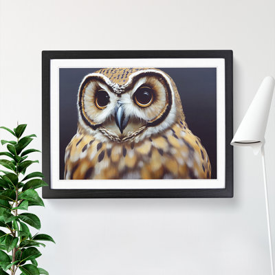 Fab Owl - Single Picture Frame Painting