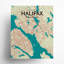 « halifax city map », reproduction d’impression sur affiche en couleur-22634351