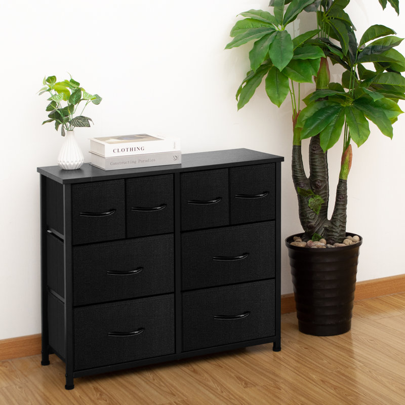 Norco Steel 31.5'' W 8 - Drawer Dresser, Black