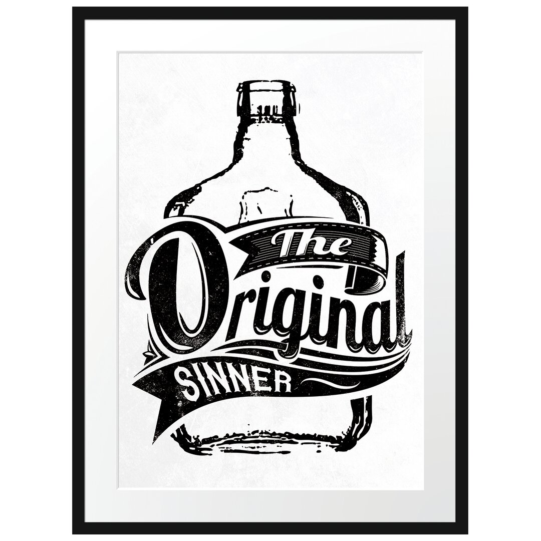 Gerahmtes Poster The Original Sinner Light