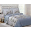 Ensemble de housse de couette en coton standard bleu clair 8 pièces