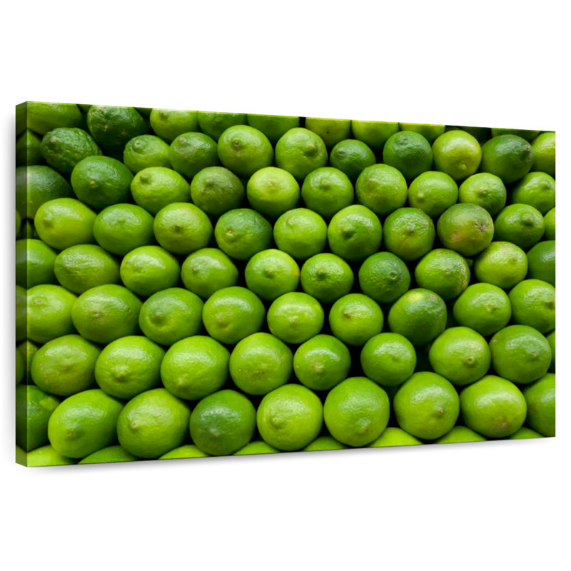 Yarlin Stacked Limes, 16" H x 24" W