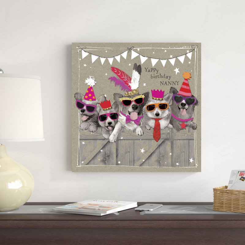 Fancypants Cool Dogs VI, H 20 po x l 20 po x P 1,25 po