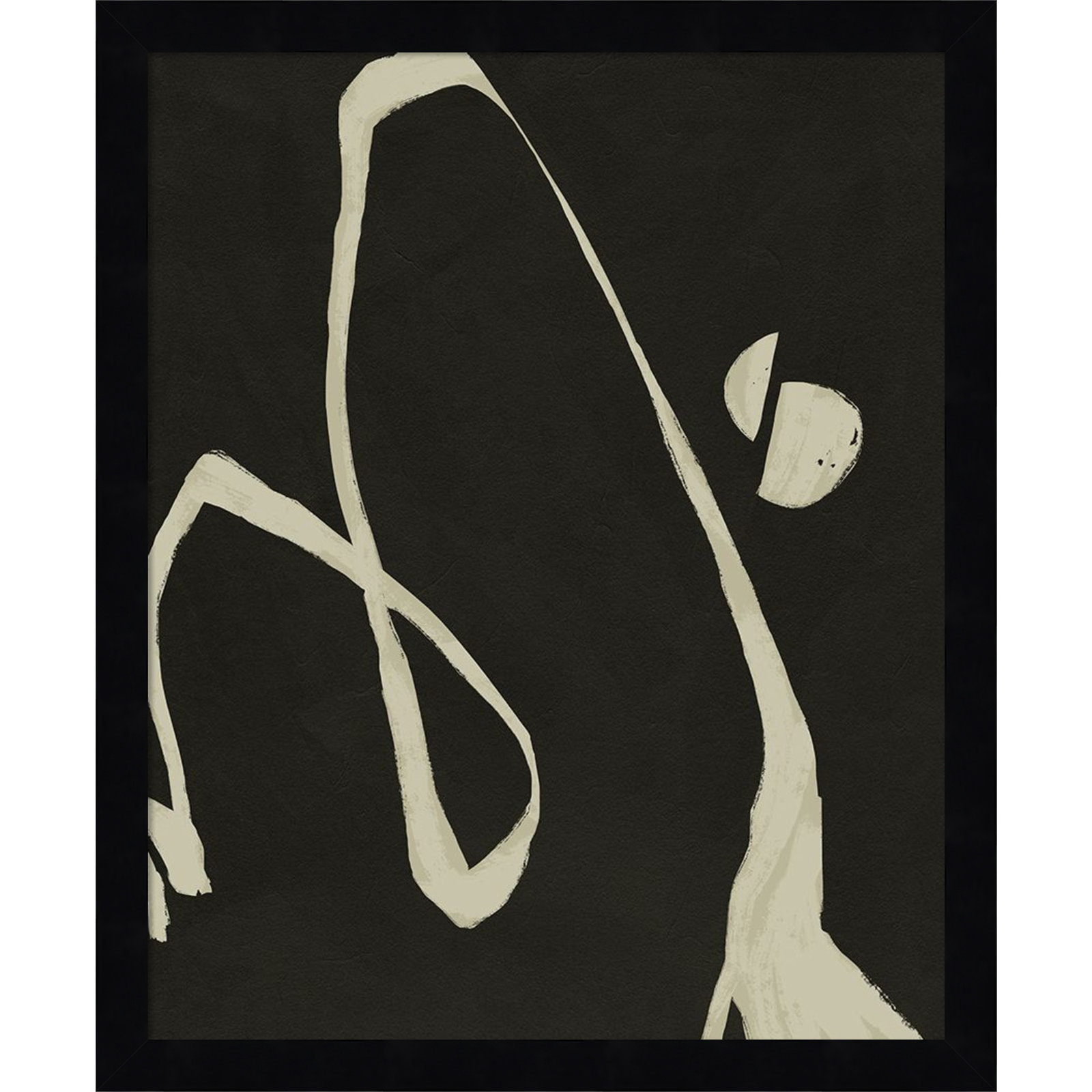 Neutral Spring II Print by Jacob Green, Black, 17" H x 14" W x 1" D