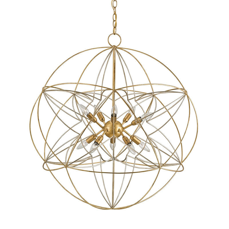 Lustre spectaculaire 10 lumières Zenda