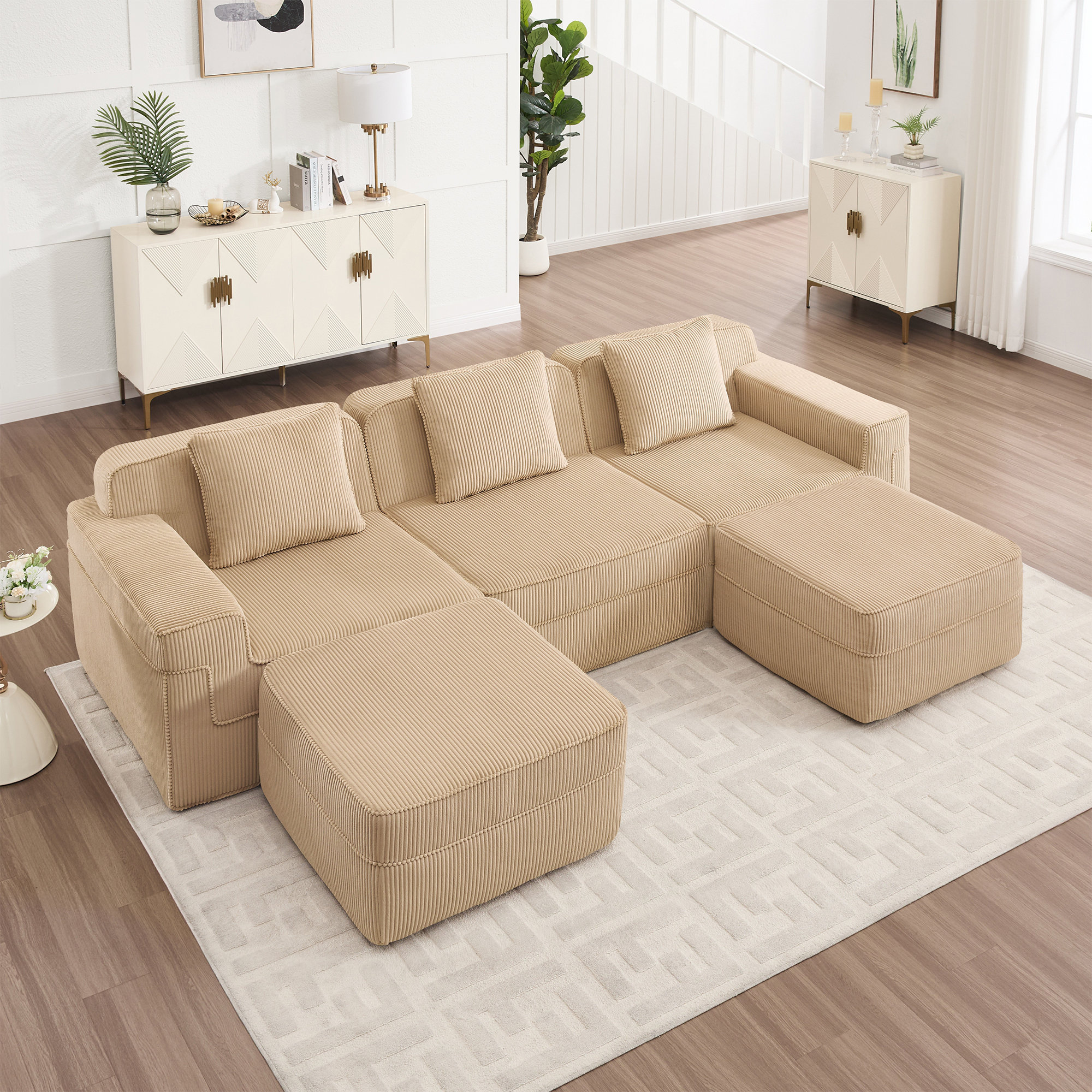 Hokku Designs Cloud Sectional Couch With Deep Seat - Wayfair Canada
