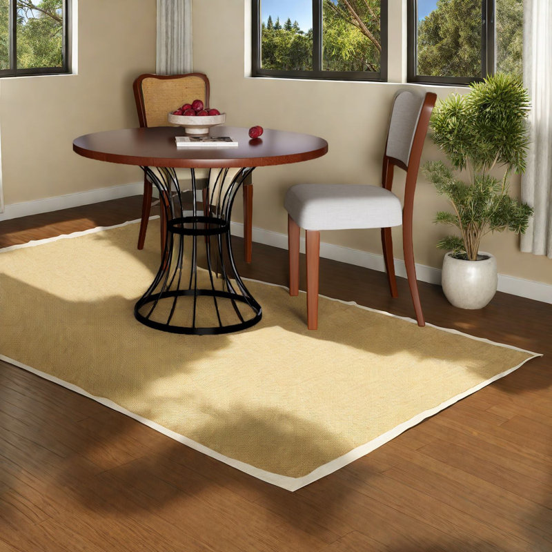 Space-saving Round Dining Table Sets With Wood & Metal, Rustic-modern Style For Kitchen