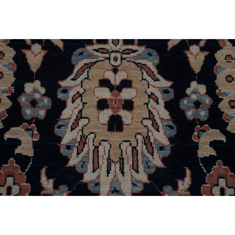 Tapis turc en laine fabriqué à la main 9 x 12 po Ziegler